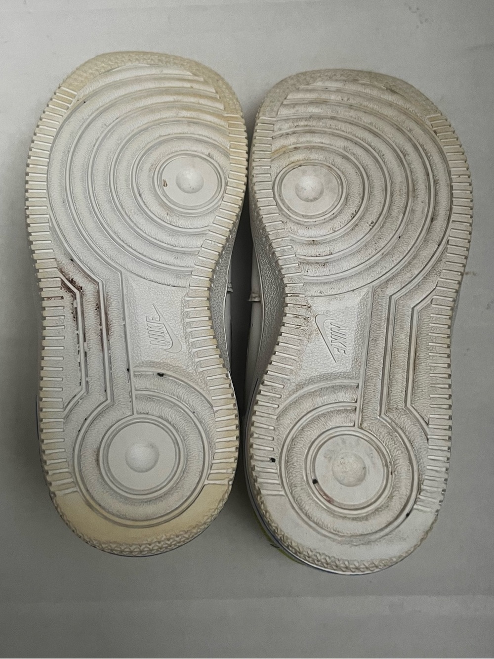 Nike Air Force 1 Low Leather Toddler Sneakers Sz 9C White Athletic Casual Shoes - Picture 9 of 12